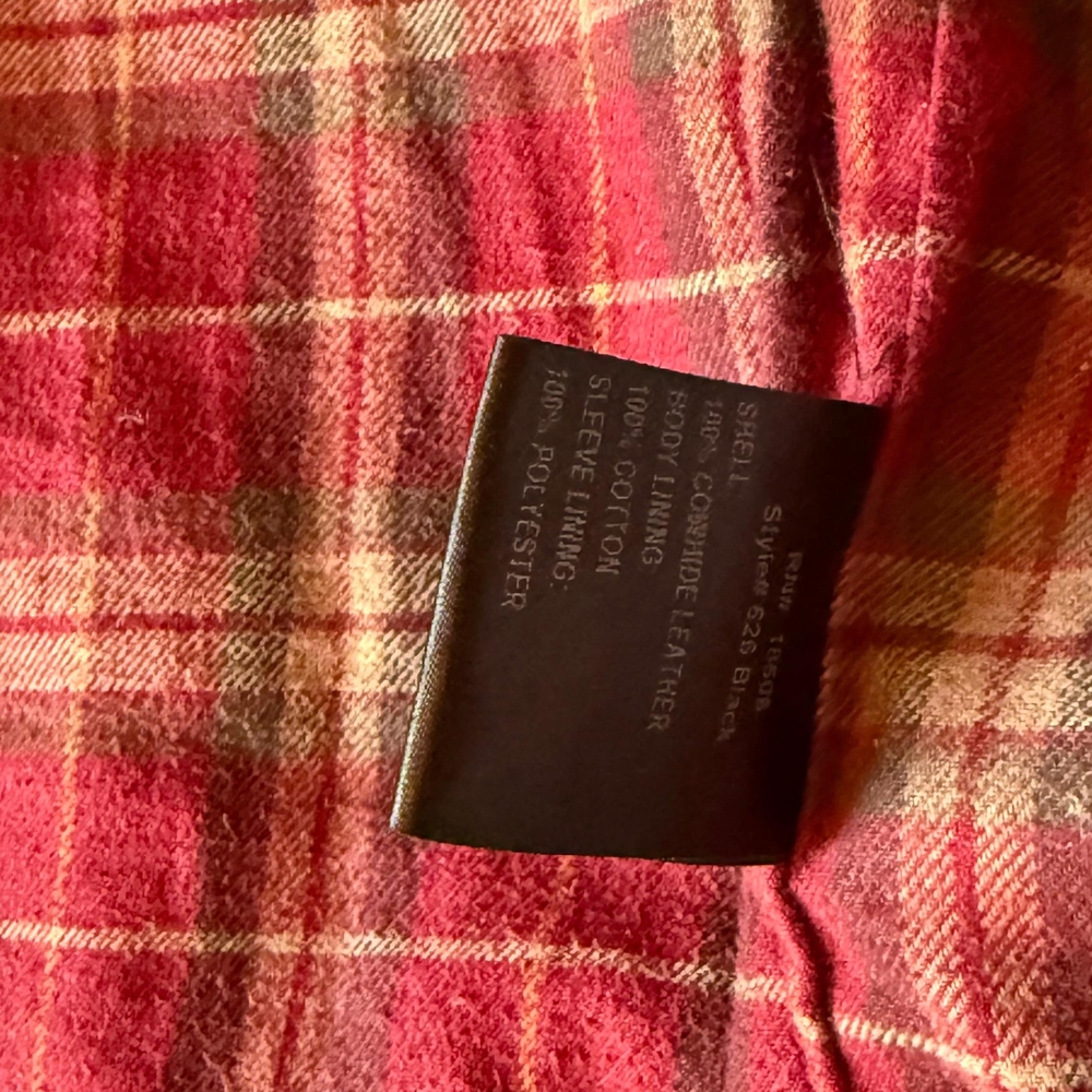 Schott Motorcycle Jacket Style: 626 Medium - Picture 10 of 10